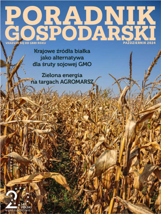 Okładka październikowego numeru Poradnika Gospodarskiego