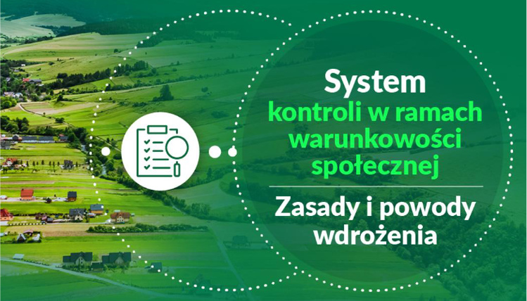 Grafika przedstawiająca wieś wśród pól, widok z lotu ptaka